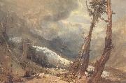 J.M.W. Turner Mer de Glace,in the Valley of Chamouni,Switzerland oil painting artist